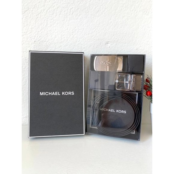 Michael Kors 4-In-1 Logo Belt Box Set - Black - Picture 1 of 6